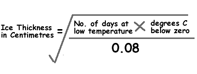 ice formation time equation
