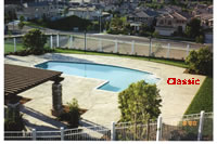 classic shaped pool